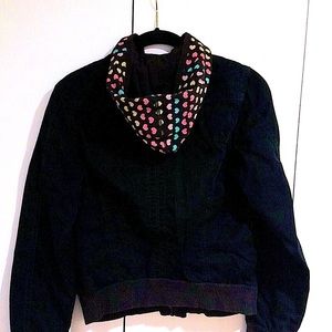 💖Cropped Jacket with Built-in Hoodie